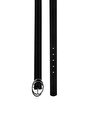 thumb-Afficher les détails de Ceinture Noir Modern Fit Femme