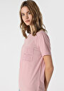 thumb-Afficher les détails de T-shirt À Manches Courtes Rose Regular Fit  Femme