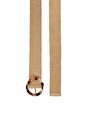 thumb-Afficher les détails de Ceinture Beige Modern Fit Femme