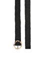 thumb-Afficher les détails de Ceinture Noir Modern Fit Femme