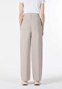 thumb-Afficher les détails de Pantalon Beige Wide Leg  En  Baggy Femme