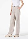 thumb-Afficher les détails de Pantalon Beige Wide Leg  En  Baggy Femme