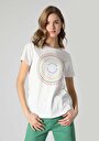 thumb-Afficher les détails de T-shirt À Manches Courtes Blanc Regular Fit  Femme