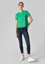 thumb-Afficher les détails de T-shirt À Manches Courtes Vert Regular Fit  Femme