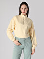 thumb-Afficher les détails de Pull-over Jaune Regular Fit  Femme