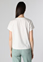 thumb-Afficher les détails de T-shirt À Manches Courtes Blanc Regular Fit  Femme
