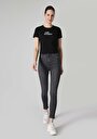 thumb-Afficher les détails de T-shirt À Manches Courtes Noir Comfort Fit  Femme