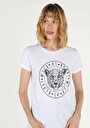 thumb-Afficher les détails de T-shirt À Manches Courtes Blanc Regular Fit  Femme