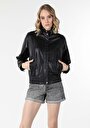 thumb-Afficher les détails de Veste Pu Noir   Regular Fit Femme