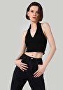 thumb-Afficher les détails de Athlète Noir Slim Fit Femme