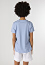 thumb-Afficher les détails de T-shirt À Manches Courtes Bleu Regular Fit  Femme