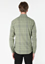 thumb-Afficher les détails de Chemise À Manches Longues Vert Slim Fit   Homme