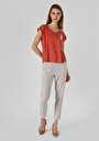 thumb-Afficher les détails de T-shirt À Manches Courtes Orange Regular Fit  Femme