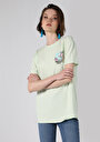 thumb-Afficher les détails de T-shirt À Manches Courtes Vert Comfort Fit  Femme