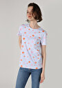 thumb-Afficher les détails de T-shirt À Manches Courtes Multicolou Regular Fit  Femme