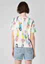 thumb-Afficher les détails de T-shirt À Manches Courtes Blanc Regular Fit  Femme