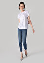 thumb-Afficher les détails de T-shirt À Manches Courtes Blanc Regular Fit  Femme