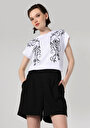 thumb-Afficher les détails de T-shirt À Manches Courtes Blanc Regular Fit  Femme