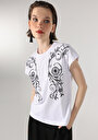 thumb-Afficher les détails de T-shirt À Manches Courtes Blanc Regular Fit  Femme