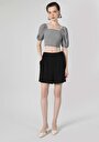 thumb-Afficher les détails de Short Noir Regular Fit Femme