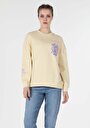 thumb-Afficher les détails de Pull-over Jaune Comfort Fit  Femme