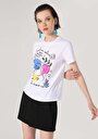 thumb-Afficher les détails de T-shirt À Manches Courtes Blanc Regular Fit  Femme