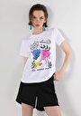 thumb-Afficher les détails de T-shirt À Manches Courtes Blanc Regular Fit  Femme