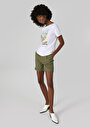thumb-Afficher les détails de T-shirt À Manches Courtes Blanc Regular Fit  Femme