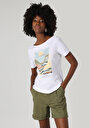 thumb-Afficher les détails de T-shirt À Manches Courtes Blanc Regular Fit  Femme