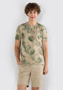 thumb-Afficher les détails de T-shirt À Manches Courtes Beige Regular Fit  Homme