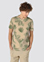 thumb-Afficher les détails de T-shirt À Manches Courtes Beige Regular Fit  Homme