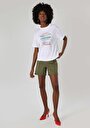 thumb-Afficher les détails de T-shirt À Manches Courtes Blanc Regular Fit  Femme