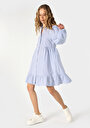 thumb-Afficher les détails de Robe Bleu Regular Fit    Femme