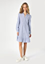 thumb-Afficher les détails de Robe Bleu Regular Fit    Femme