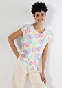 thumb-Afficher les détails de T-shirt À Manches Courtes Multicolou Regular Fit  Femme