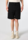 thumb-Afficher les détails de Short Noir Slim Fit Homme