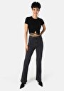 thumb-Afficher les détails de T-shirt À Manches Courtes Noir Slim Fit  Femme