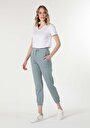 thumb-Afficher les détails de Pantalon De Survêtement Vert Regular Fit Femme