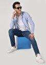 thumb-Afficher les détails de Chemise À Manches Longues Bleu Regular Fit   Homme