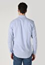 thumb-Afficher les détails de Chemise À Manches Longues Bleu Regular Fit   Homme
