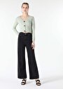 thumb-Afficher les détails de Cardigan Tricot Vert Slim Fit Femme