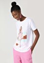 thumb-Afficher les détails de T-shirt À Manches Courtes Blanc Regular Fit  Femme