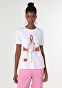 thumb-Afficher les détails de T-shirt À Manches Courtes Blanc Regular Fit  Femme