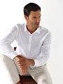 thumb-Afficher les détails de Chemise À Manches Longues Blanc Comfort Fit   Homme