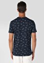 thumb-Afficher les détails de T-shirt À Manches Courtes Marine Regular Fit Imprimé Homme