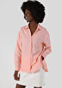 thumb-Afficher les détails de Chemise À Manches Longues Saumon Regular Fit   Femme