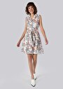 thumb-Afficher les détails de Robe Multicolou Regular Fit    Femme