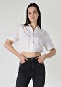 thumb-Afficher les détails de Chemise À Manches Courtes Blanc  Regular Fit Femme