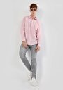 thumb-Afficher les détails de Chemise À Manches Longues Rose Comfort Fit   Homme