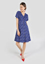 thumb-Afficher les détails de Robe Bleu Slim Fit    Femme